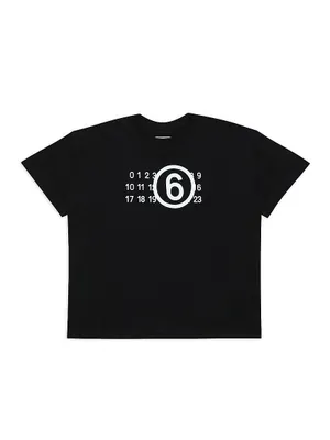 Little Kid's & Logo Crewneck T-Shirt