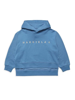 Little Kid's & Kid's Embroidered Logo Hoodie