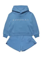 Little Kid's & Embroidered Logo Hoodie