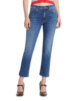 The Rider Mid-Rise Ankle Jeans