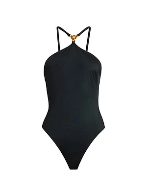 Medusa Halter One-Piece Swimsuit