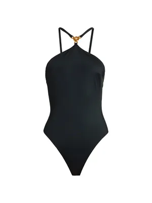 Medusa Halter One-Piece Swimsuit