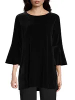 Stretch Velvet Bella Tunic