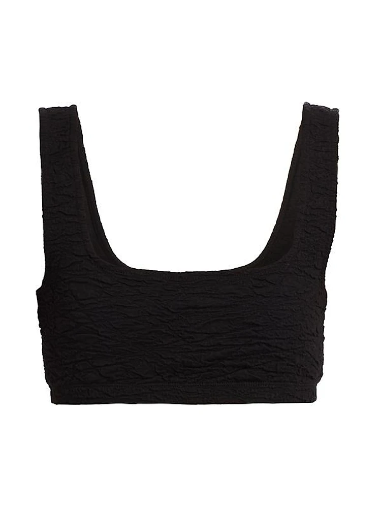 Scrunchie Bra Crop Top