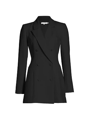 Luxe Suiting Executive Blazer Minidress