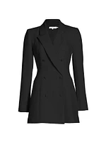 Luxe Suiting Executive Blazer Minidress