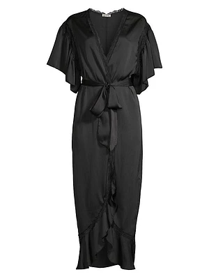 Moonbeams Satin Robe