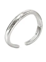 Surf Sterling Silver & 0.55 TCW Diamond Cuff