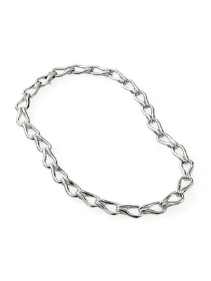 Surf Sterling Silver Chain Necklace
