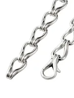 Surf Sterling Silver Chain Necklace