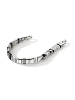 Classic Chain Sterling Silver & Mixed-Media Beaded Bracelet