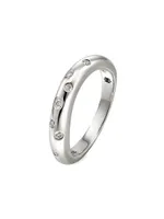 Surf Sterling Silver & 0.11 TCW Diamonds Ring