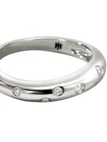 Surf Sterling Silver & 0.11 TCW Diamonds Ring