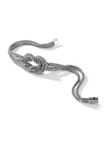 Classic Chain Love Knot Sterling Silver Necklace