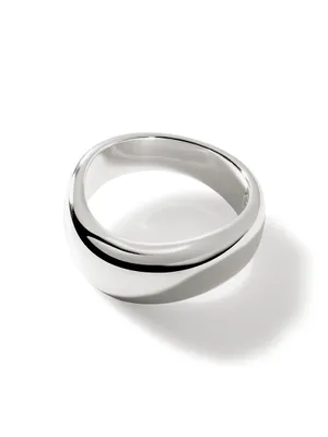 Surf Sterling Silver Ring