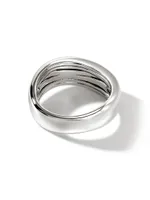 Surf Sterling Silver Ring