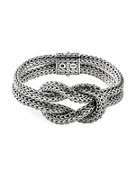 Sterling Silver Knot Chain Bracelet