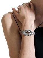 Sterling Silver Knot Chain Bracelet