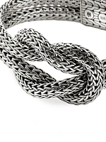 Sterling Silver Knot Chain Bracelet