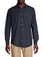 Genova Corduroy Button-Front Shirt