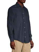 Genova Corduroy Button-Front Shirt