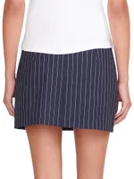 Annette Pinstripe Miniskirt