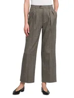 Yurik Wide-Leg Cashmere Trousers