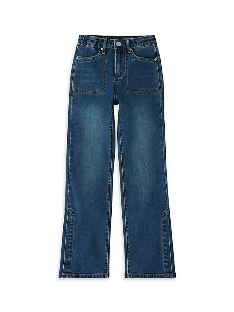 Girl's The Taurus Bell Bottom Jeans