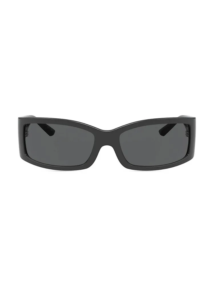 61MM Propionate Rectangular Sunglasses