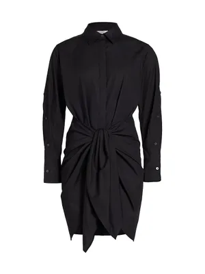 Charlotte Tie-Waist Shirtdress