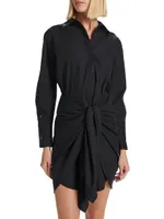 Charlotte Tie-Waist Shirtdress