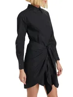 Charlotte Tie-Waist Shirtdress