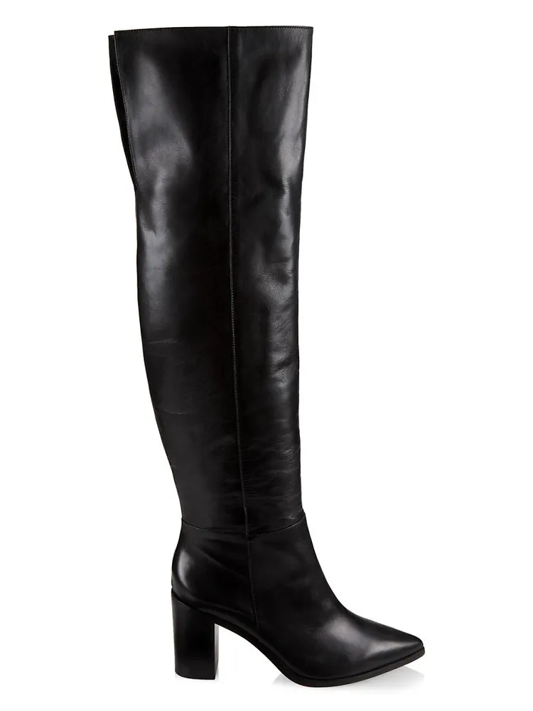 Mikki Leather Over-the-Knee Boots