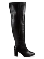 Mikki Leather Over-the-Knee Boots