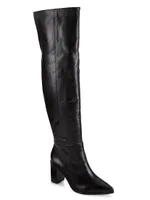 Mikki Leather Over-the-Knee Boots