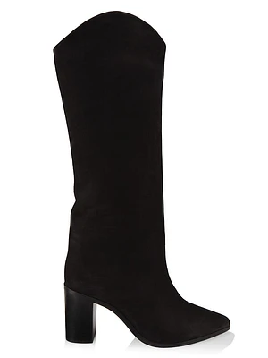 Maryana 85MM Nubuck Knee-High Boots