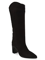 Maryana 85MM Nubuck Knee-High Boots