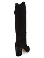 Maryana 85MM Nubuck Knee-High Boots