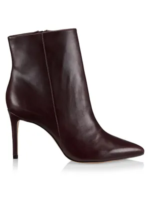 Mikki Leather Ankle Booties