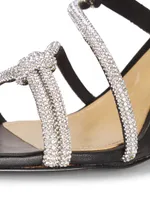 Lauryn Crystal Strappy Wedge Sandals