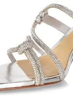 Lauryn 75MM Crystal-Embellished Sandals