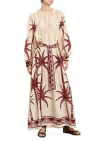 Edition 34 Cerere Maxi-Length Silk Dress