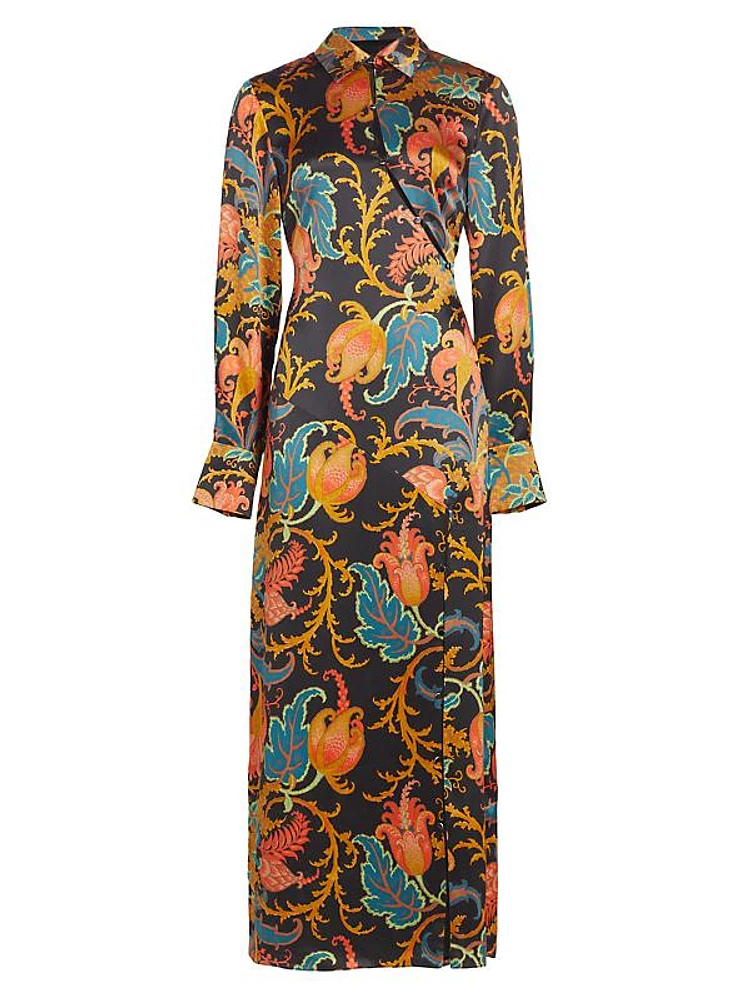 Artiste Floral Maxi Shirtdress