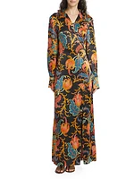 Artiste Floral Maxi Shirtdress