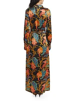 Artiste Floral Maxi Shirtdress