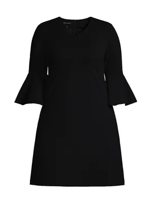 Plus Deco Crepe Dress