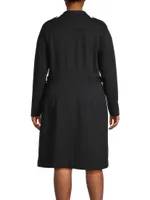 Elena Knee-Length Shirtdress