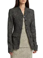 Anais Woven Cotton-Blend Jacket