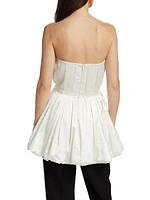 Raynara Strapless Satin Top