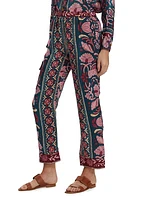 Seashell Tapestry Cargo Pants